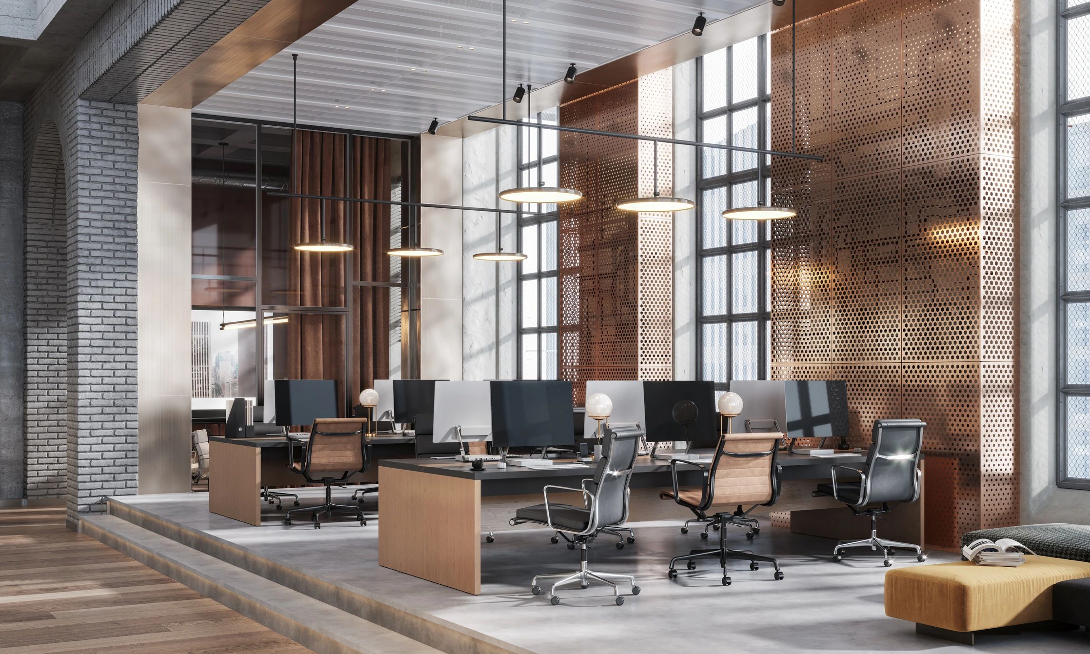 modern finance office